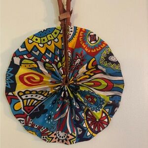 Handmade African Print Folding Fan
